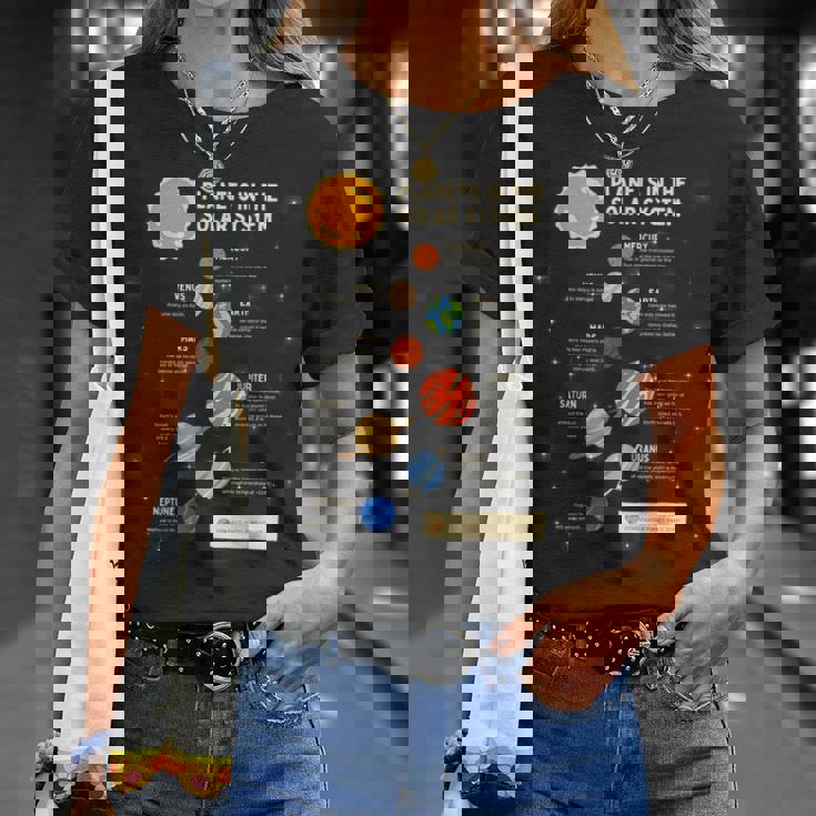 惑星 太陽系 宇宙 科学 男の子 女の子 キッズ Tシャツ 彼女への贈り物