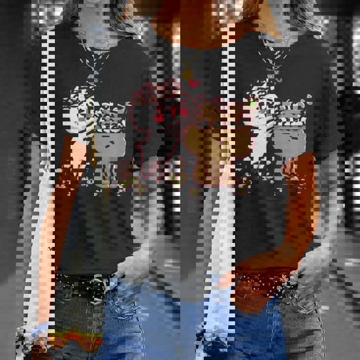 愛しすぎて大好きすぎる。 お花の冠 Tシャツ 彼女への贈り物