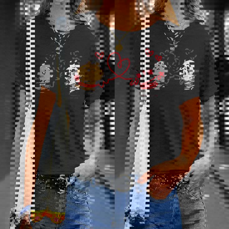 愛しすぎて大好きすぎる。 赤い糸 Tシャツ 彼女への贈り物