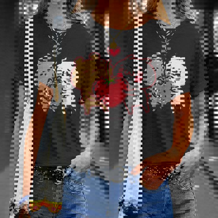 愛しすぎて大好きすぎる。いちご２ Tシャツ 彼女への贈り物