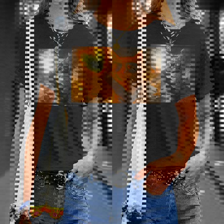 戦車砲身に猫と戦う愛国的な銃の権利 プロガン Tシャツ 彼女への贈り物