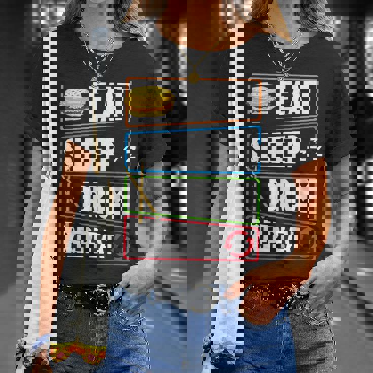 打楽器 ドラム 音楽 ドラマー ミュージシャン プレイヤー Tシャツ 彼女への贈り物