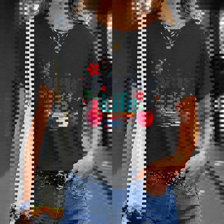 教師 生活 花 教室 感謝 教育 Tシャツ 彼女への贈り物