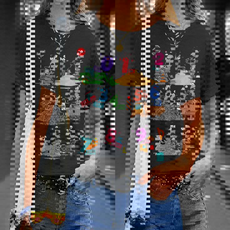 数学の日のコスチューム アイデアに数字付き キッズ 数学 数字 Tシャツ 彼女への贈り物