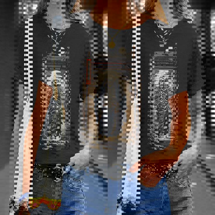 日本 妖怪 骨格 幽霊 美的 江戸 芸術 浮世絵風 Tシャツ 彼女への贈り物