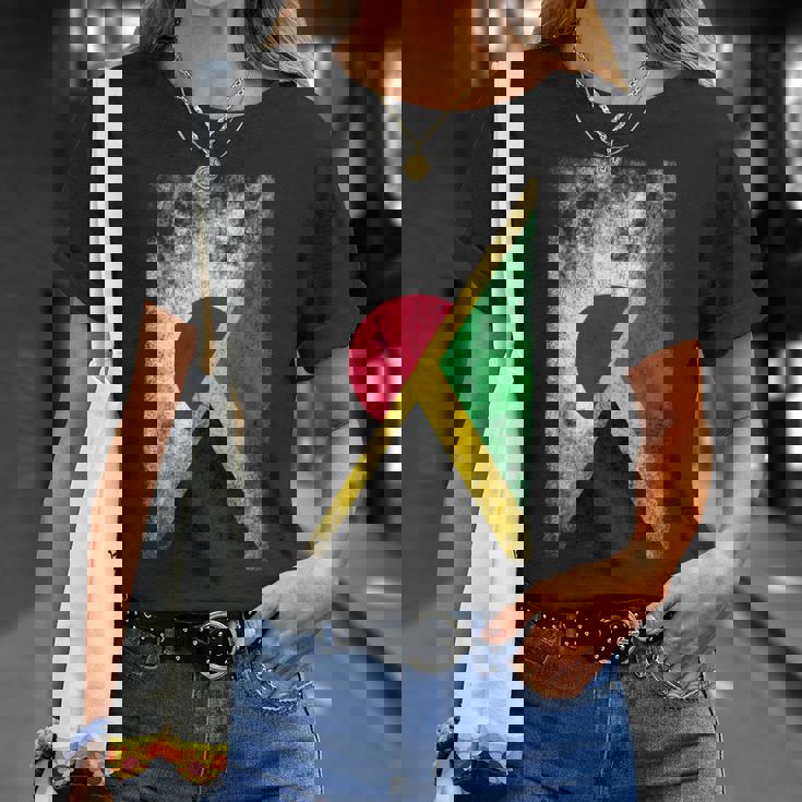 日本ジャマイカの国旗 ジャマイカ。 Tシャツ 彼女への贈り物