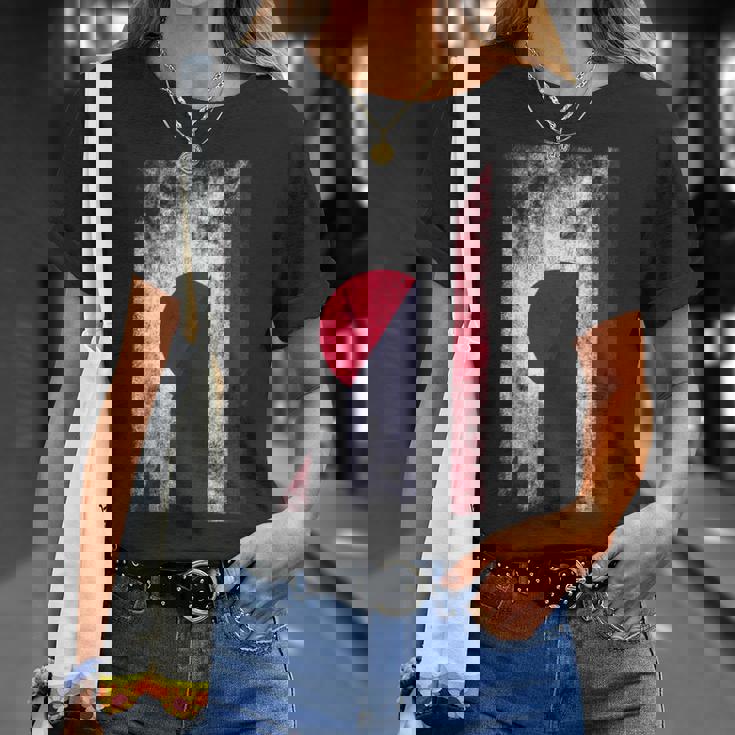 日本タイ国旗 日本語タイ Tシャツ 彼女への贈り物