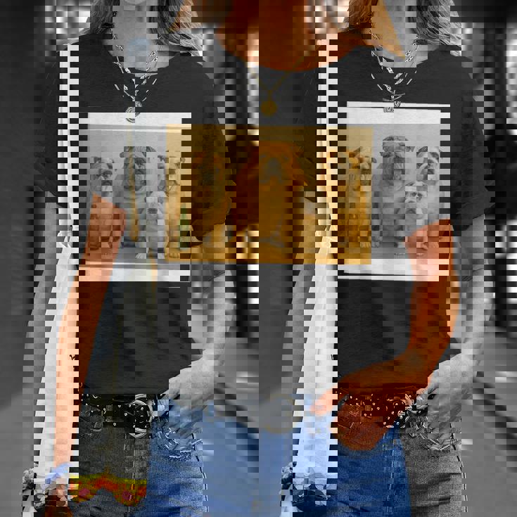 日本ブルドッグファミリー Tシャツ 彼女への贈り物