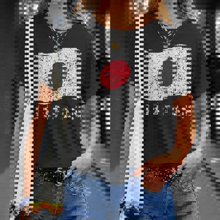 日本国旗 ダメージ加工 愛国心 男性 女性 キッズ Tシャツ 彼女への贈り物