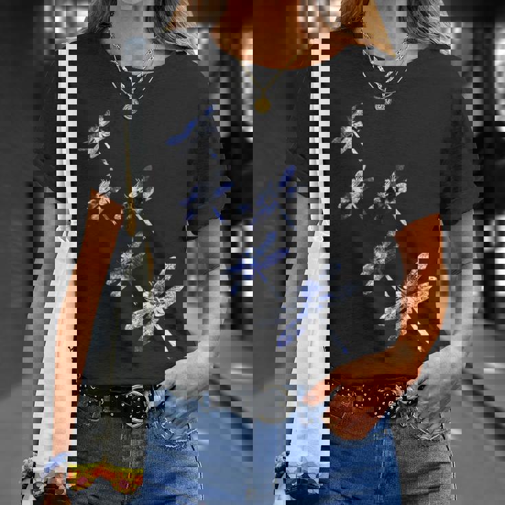 日本美絞り絞り染めトンボ Tシャツ 彼女への贈り物