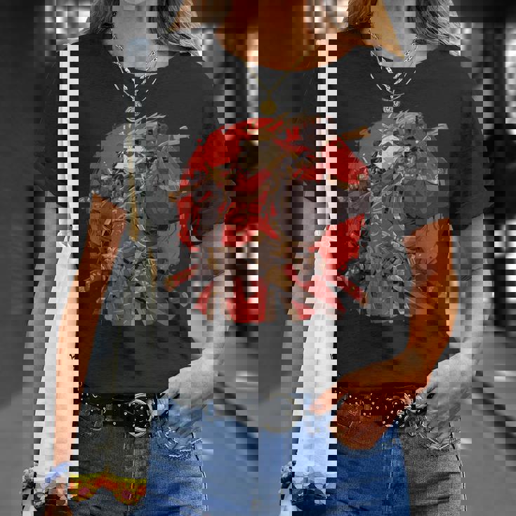 日本美術 パンダ 忍者 浮世絵 アニメ風 サムライパンダ Tシャツ 彼女への贈り物