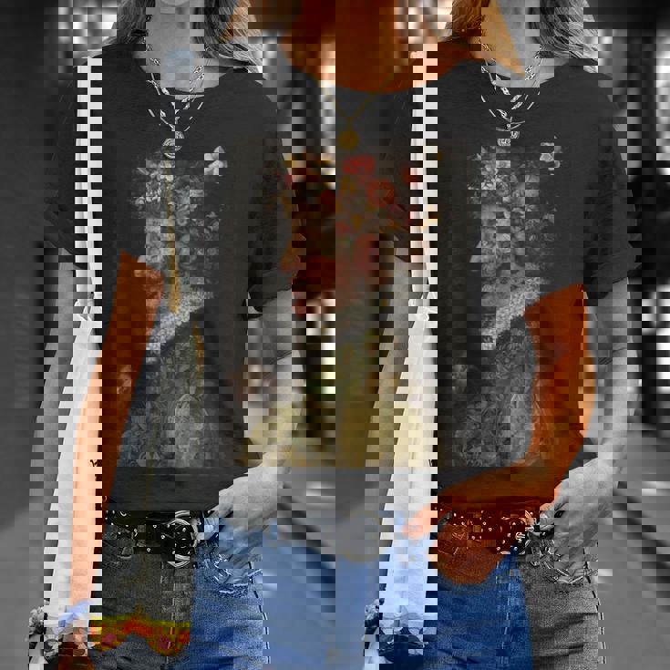 春のジュゼッペアルチンボルド絵画 Tシャツ 彼女への贈り物