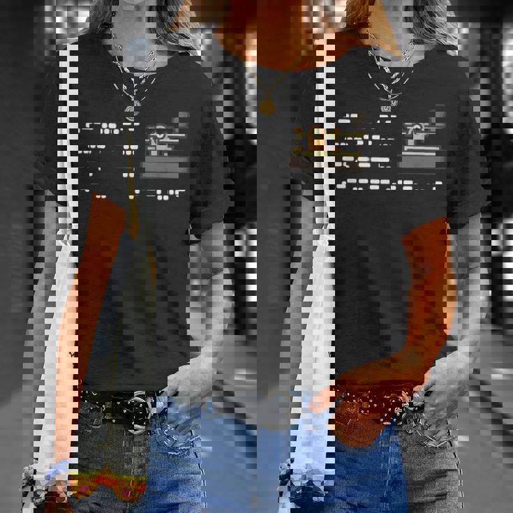 最初のモールス信号メッセージ-神は何を造ったのか Tシャツ 彼女への贈り物