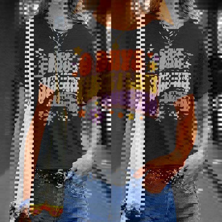 最後のキューフィングから0日間 キューフィング Queef 恥ずかしい Tシャツ 彼女への贈り物