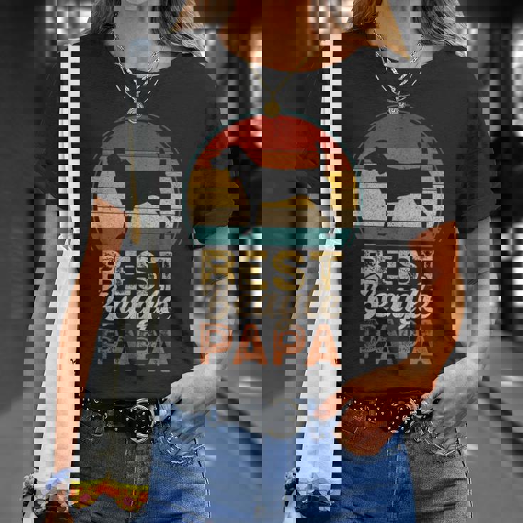 最高のビーグル・パパ、父の日 Tシャツ 彼女への贈り物