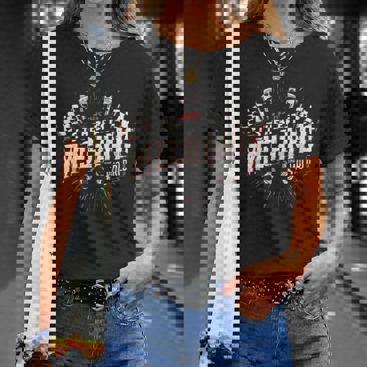 最高のメカニック修理 Tシャツ 彼女への贈り物