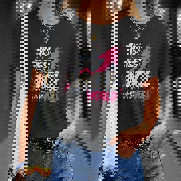 最高の叔父デザイン Tシャツ 彼女への贈り物