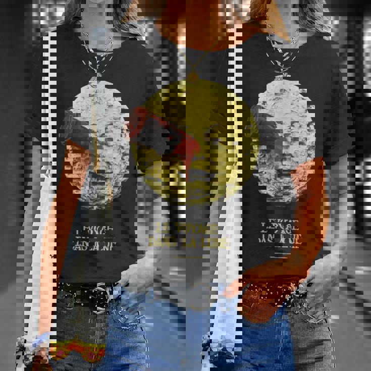 月世界旅行 1902 サイレント映画 クラシック映画 ヴィンテージ A Trip To The Moon Movie Tシャツ 彼女への贈り物