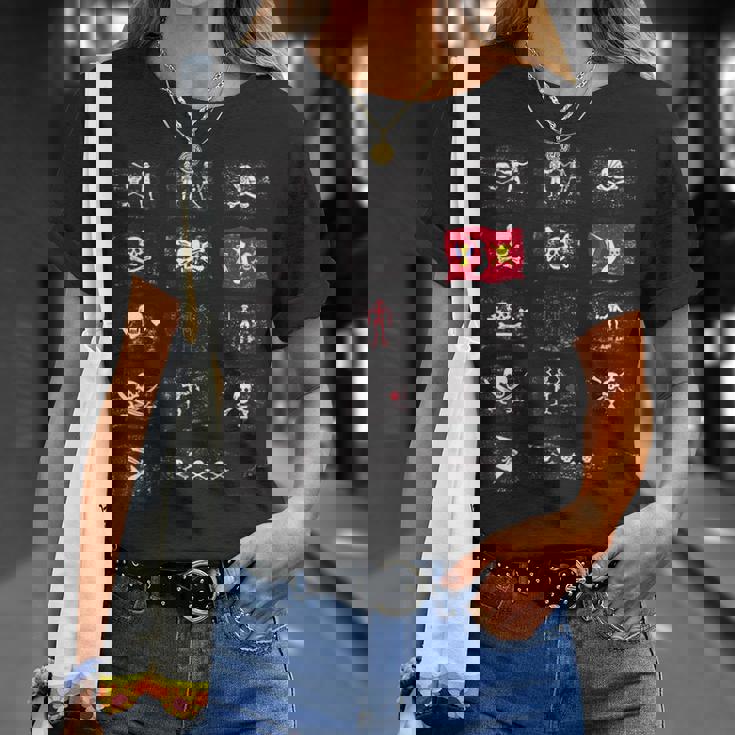有名な海賊旗 Tシャツ 彼女への贈り物