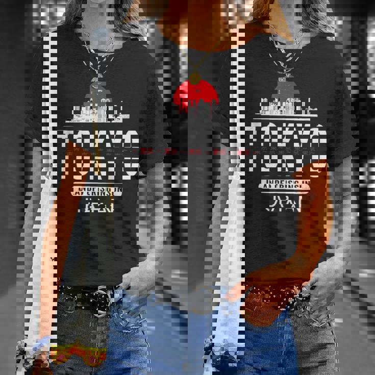 東京ギフト 日本お土産 日本国旗 ライジングサン Tシャツ 彼女への贈り物