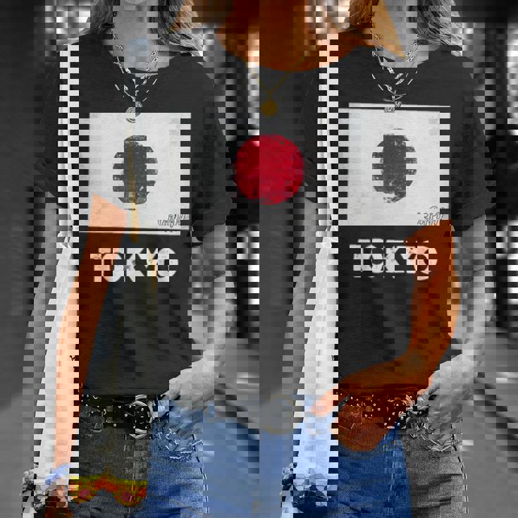 東京日本国旗シャツ Tシャツ 彼女への贈り物