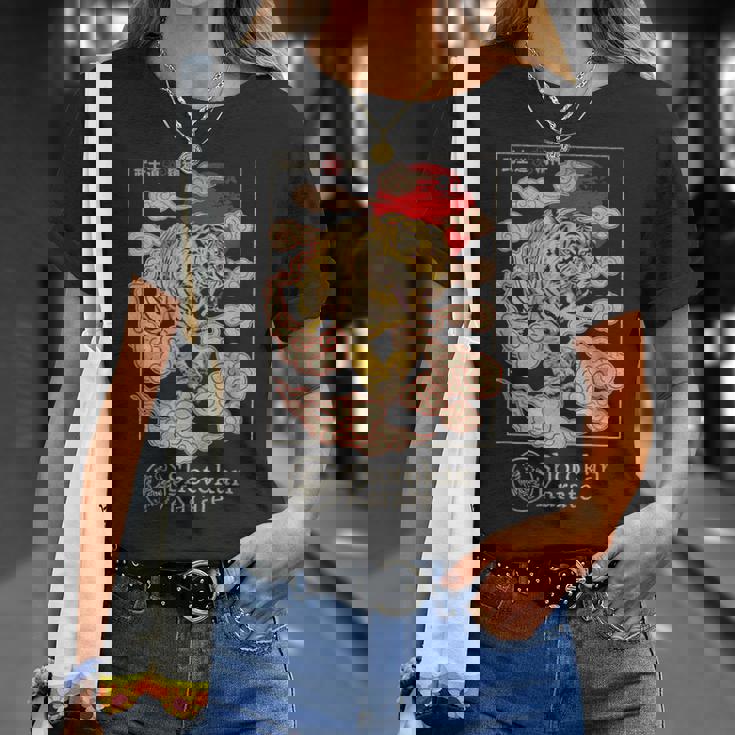 松濤館タイガー空手武道空手道場 Tシャツ 彼女への贈り物