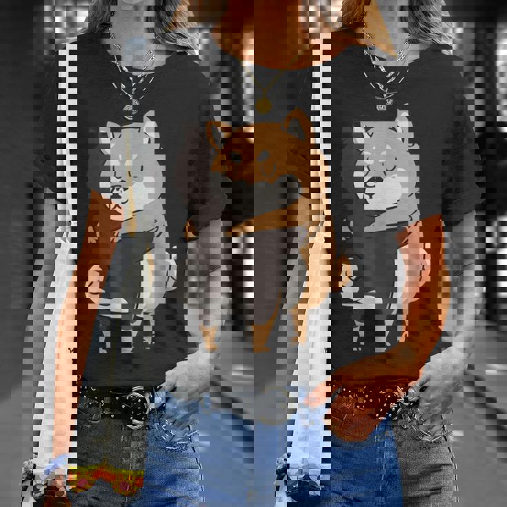 柴犬ハグ Tシャツ 彼女への贈り物