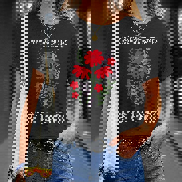 植物に気を取られがち 水やり 庭 鉢 ガーデナー Tシャツ 彼女への贈り物