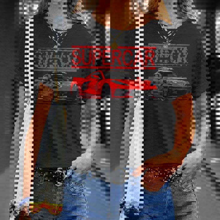 楽しいエキゾチックなスーtシャツスポーツカー愛好家に最適です。 Tシャツ 彼女への贈り物