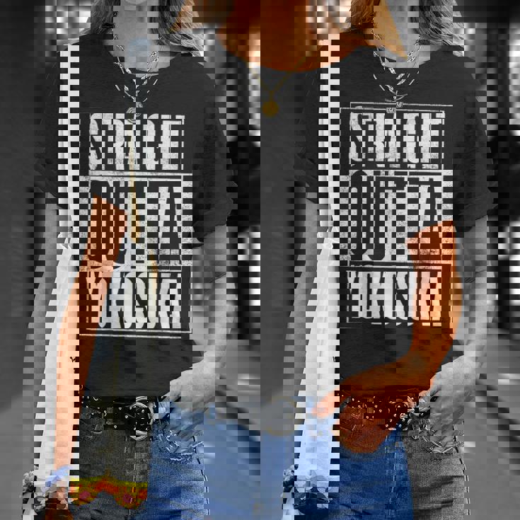 横須賀 ストレート・アウト・オブ・横須賀 Tシャツ 彼女への贈り物