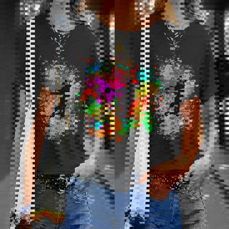 樹脂ボール付きのクールなハンドボールプレーヤー Tシャツ 彼女への贈り物