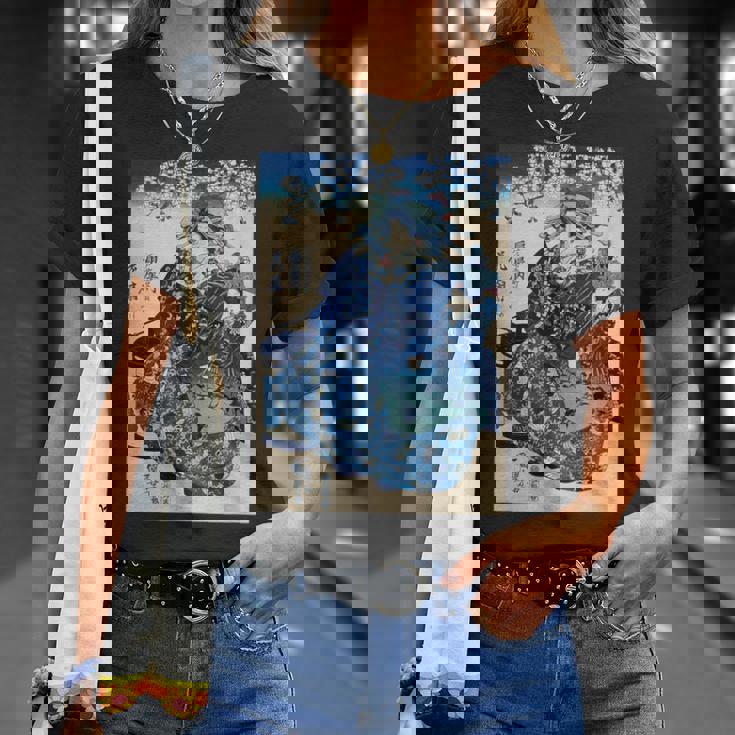 歌川国芳 ヴィンテージ 浮世絵優女 Tシャツ 彼女への贈り物