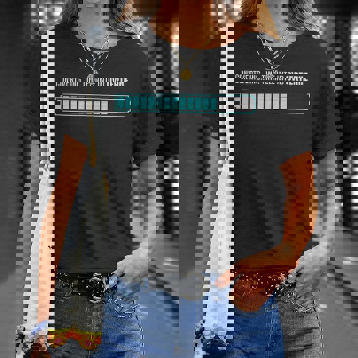 残業読み込み モーションデザイナーの現実 Tシャツ 彼女への贈り物