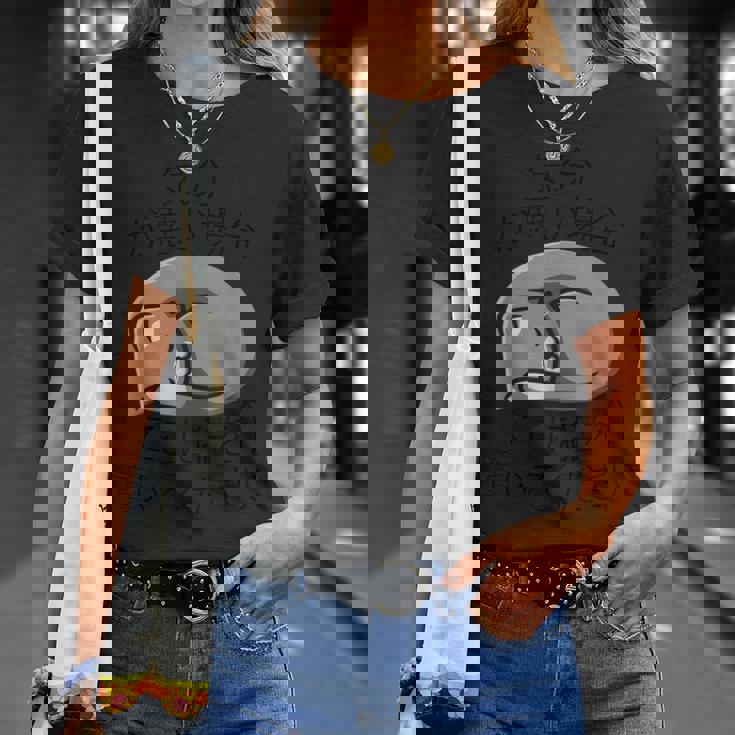 気分が悪い時ここに猫を置いてください 猫のデザイン Tシャツ 彼女への贈り物