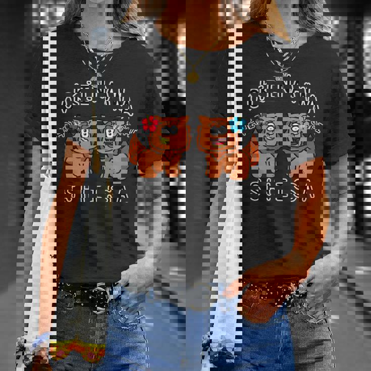 沖縄シーサーさん Tシャツ 彼女への贈り物