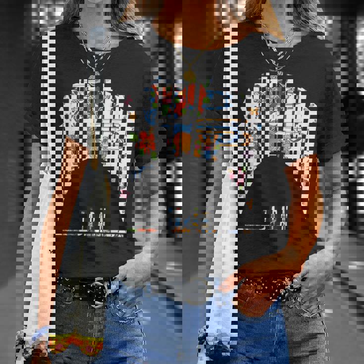 沖縄島ジャパン うちなちゅう 琉球 ビンガタ 沖縄紅型びんがた Tシャツ 彼女への贈り物