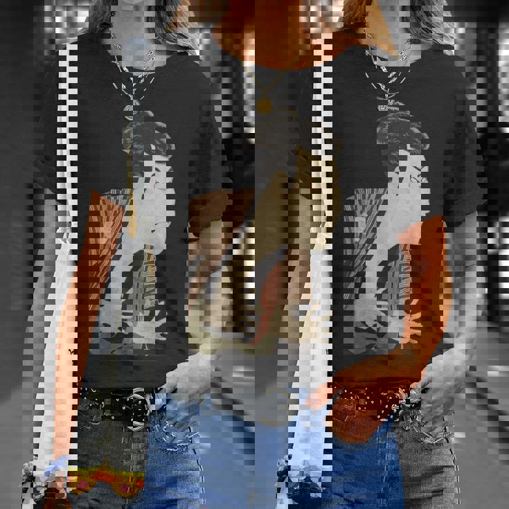 浮世絵 写楽 日本人俳優 大谷鬼治 レトロプリントシャツ Tシャツ 彼女への贈り物