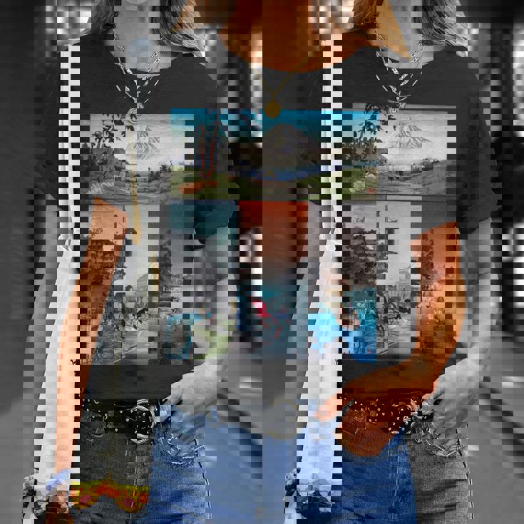 浮世絵 富士山 日本画 版画 名作 アート 絵画 メンズ レディース 面白い 服 美術 おもしろ Tシャツ 彼女への贈り物