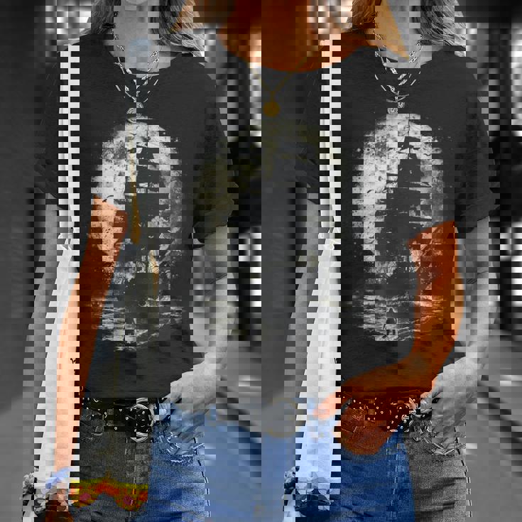 海賊と幽霊船 Tシャツ 彼女への贈り物