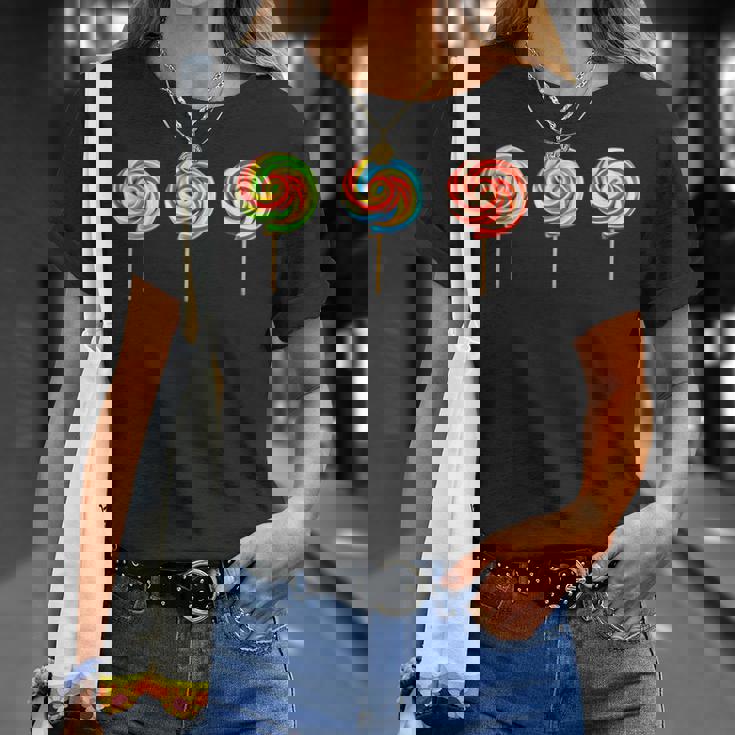 渦巻きロリポップ Tシャツ 彼女への贈り物