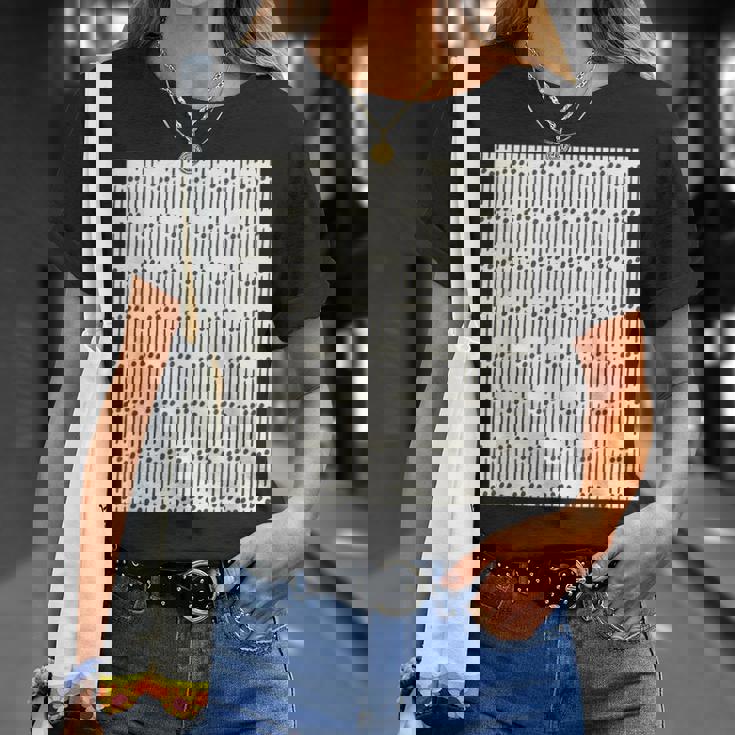 点と線 白 黒 Tシャツ 彼女への贈り物