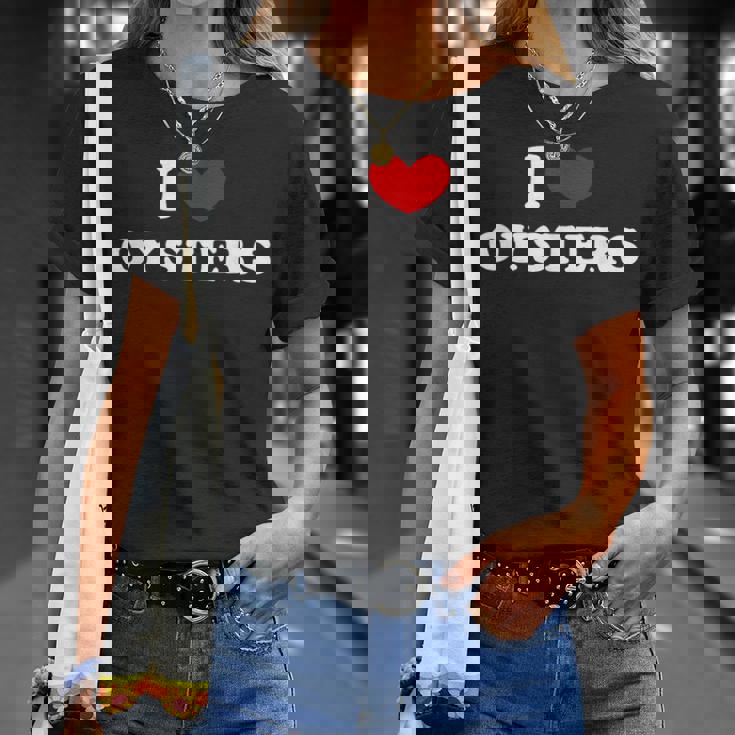 牡蠣大好き、牡蠣が大好き Tシャツ 彼女への贈り物