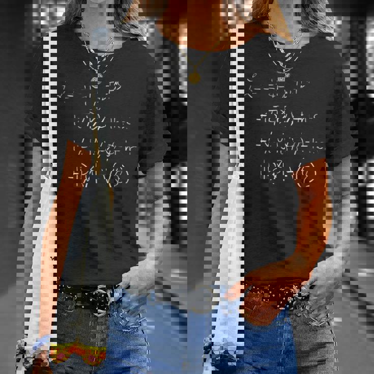 物理科目標準モデル ラグランジア科学教師 Tシャツ 彼女への贈り物