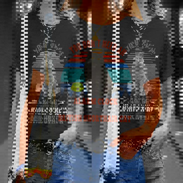 猫 ブリティッシュショートヘア 猫 Tシャツ 彼女への贈り物