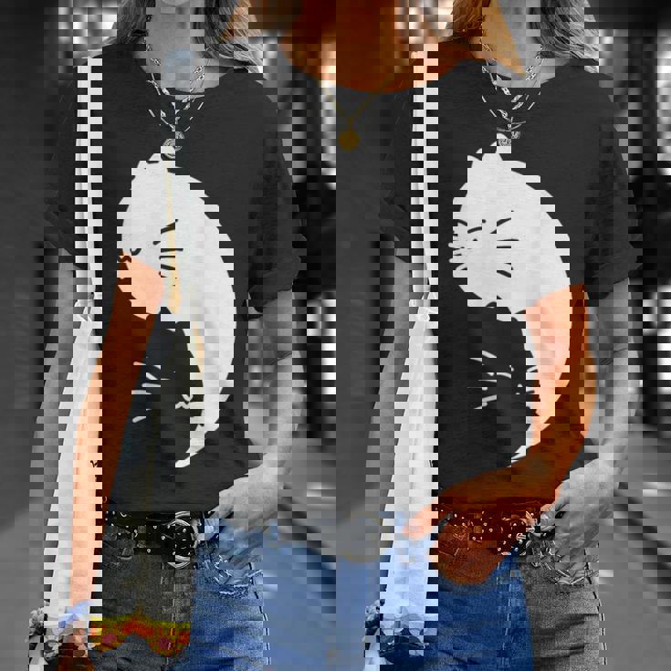 猫 陰陽 反対 調和 エネルギー 子猫 Tシャツ 彼女への贈り物