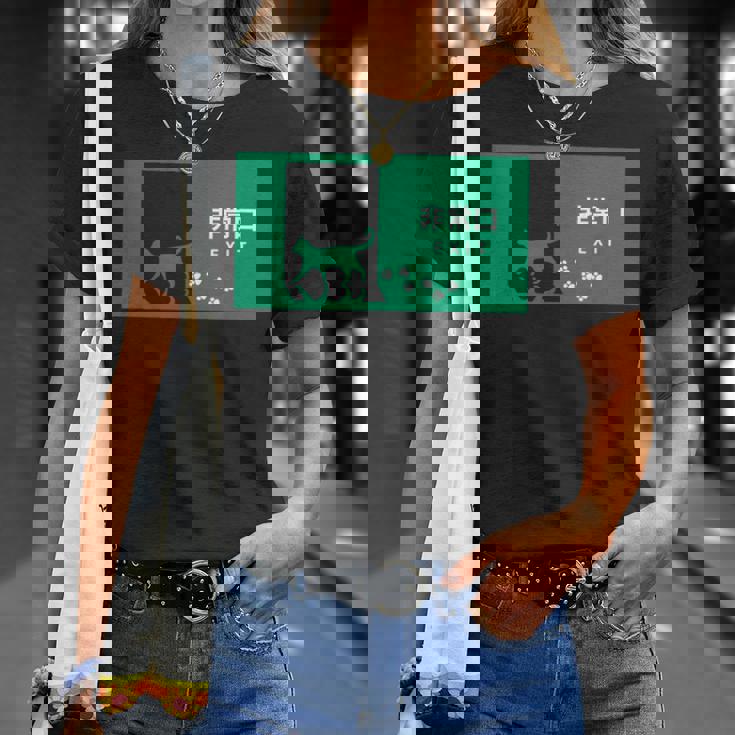 猫 非常口 個性的 面白い ネタ ギャグ ボケ 笑える Tシャツ 彼女への贈り物