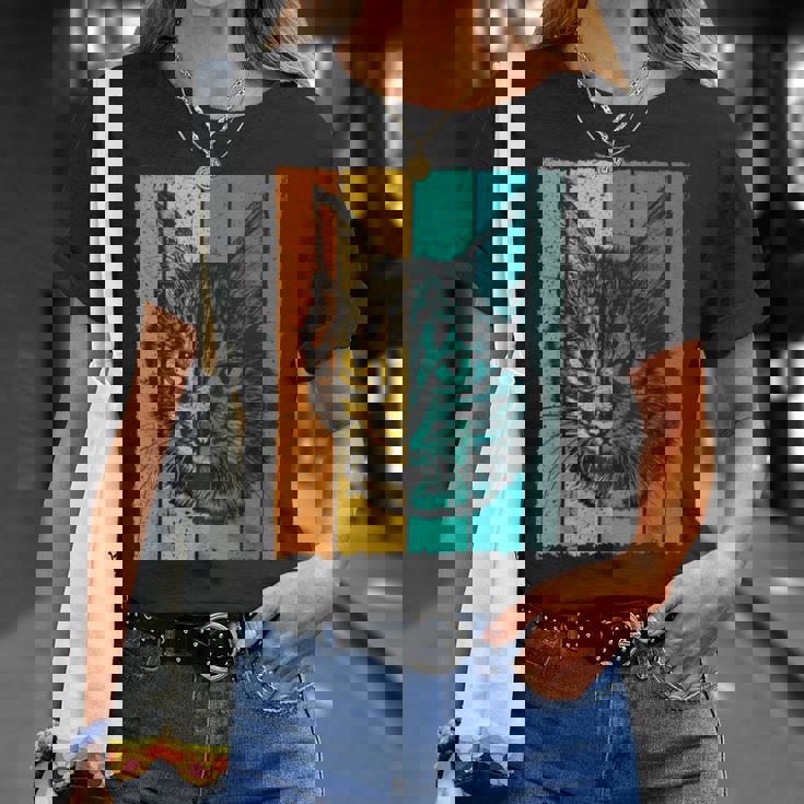 猫、レトロ Tシャツ 彼女への贈り物