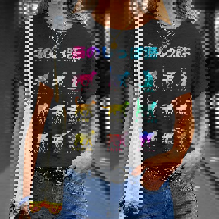 猫のしっぽ語 猫好き おもしろ 猫 ねこ ネコ 面白い ギフト にゃんこ ペット かわいい 猫 プリント Tシャツ 彼女への贈り物