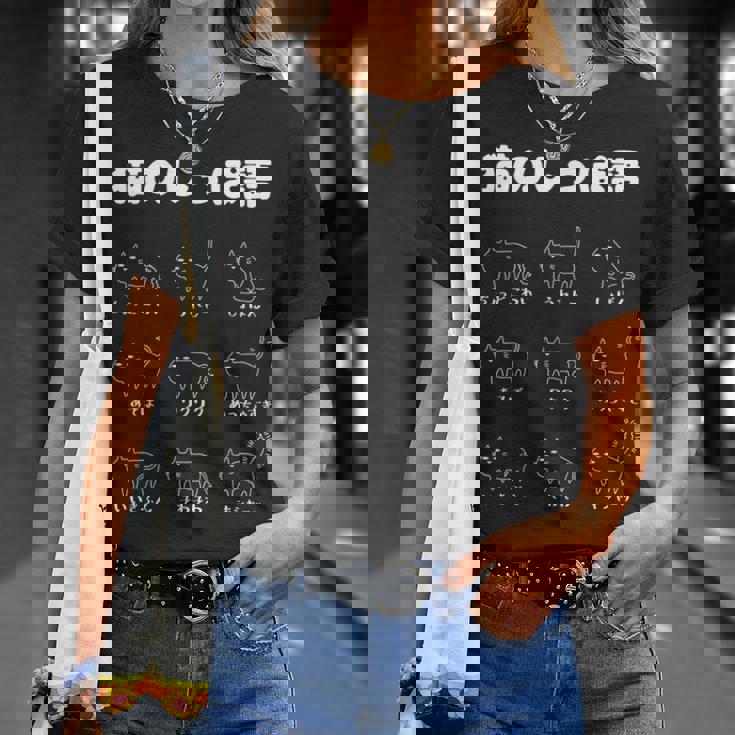 猫のしっぽ語 猫好き おもしろ 猫 ねこ ネコ 面白い ギフト にゃんこ ペット かわいい 猫 プリン Tシャツ 彼女への贈り物