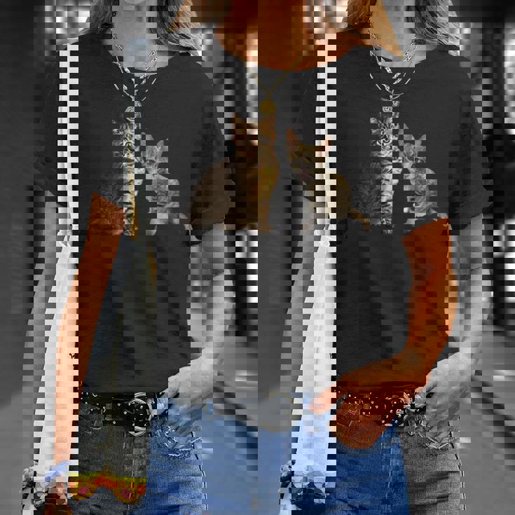 猫のルルとララ Tシャツ 彼女への贈り物